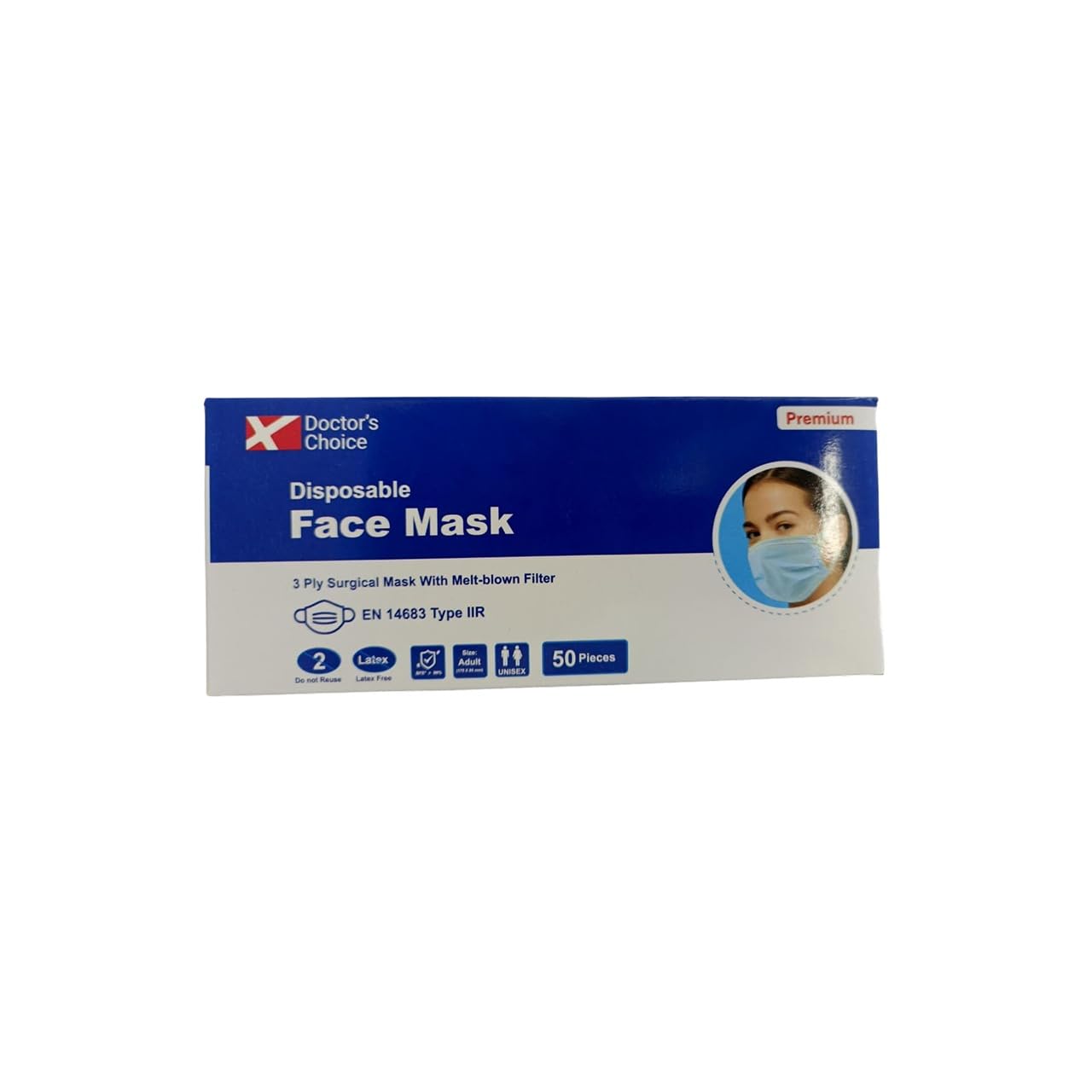 APOLLO HOMECARE Doctor's Choice Disposable 3-Ply Surgical Face